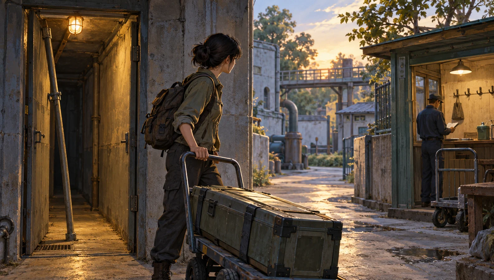 回程不是去程倒放：任務完成後的返回路線怎麼寫？ 主題的原創封面插畫
